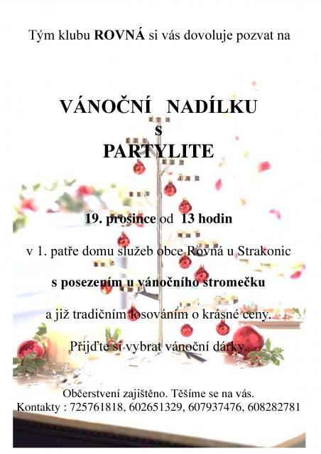 Vánoční nadílka s PartyLite