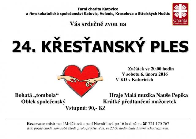 24. křesťanský ples Katovice