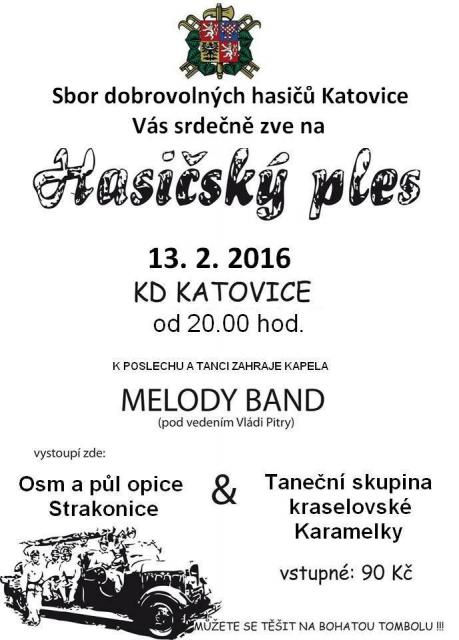 Hasičský ples v Katovicích