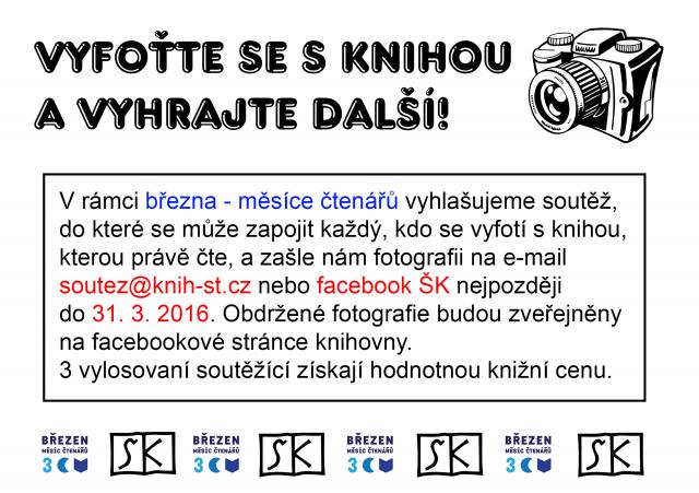 Vyfoťte se s knihou a vyhrajte další!