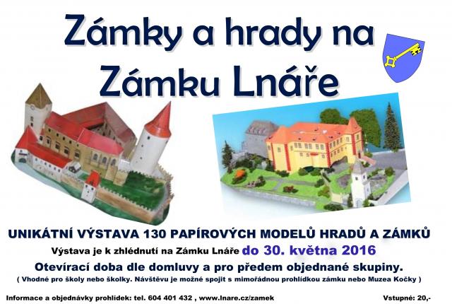 Hrady a zámky na zámku Lnáře