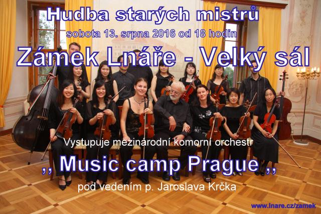 Slavnostní koncert Hudba starých mistrů na Zámku Lnáře