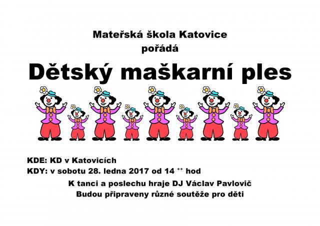 Dětský maškarní ples