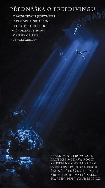 Přednáška o freedivingu